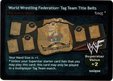 World Wrestling Federation Tag Team Title Belts